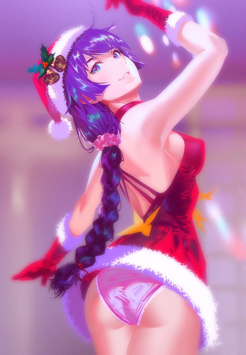senjougahara hitagi (monogatari and 1 more) drawn by rapa_rachi
