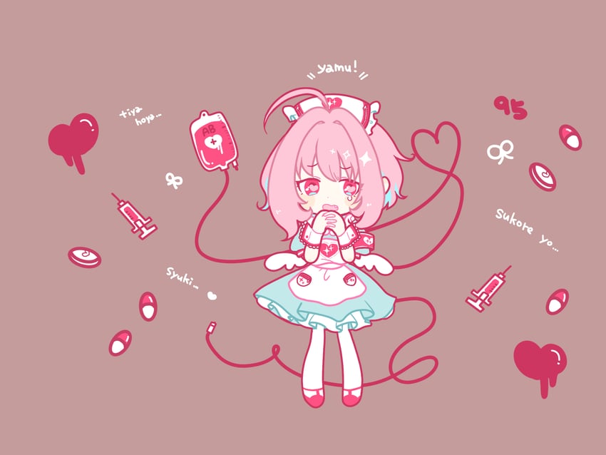 yumemi riamu (idolmaster and 2 more) drawn by no1shyv