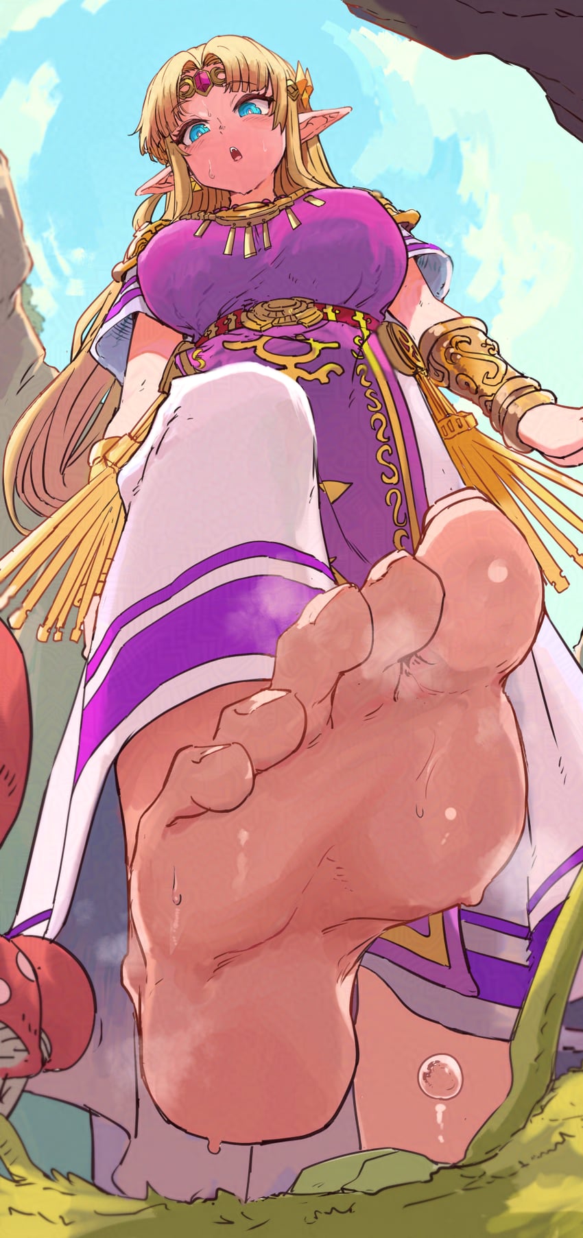 princess zelda (the legend of zelda and 3 more) drawn by ishijimajirou