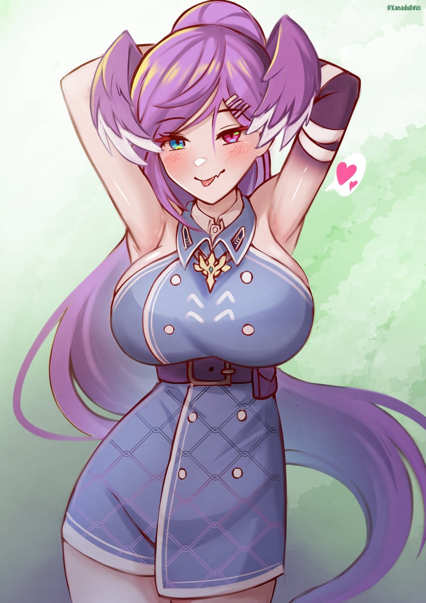 selen tatsuki (nijisanji and 1 more) drawn by xanadu_avici