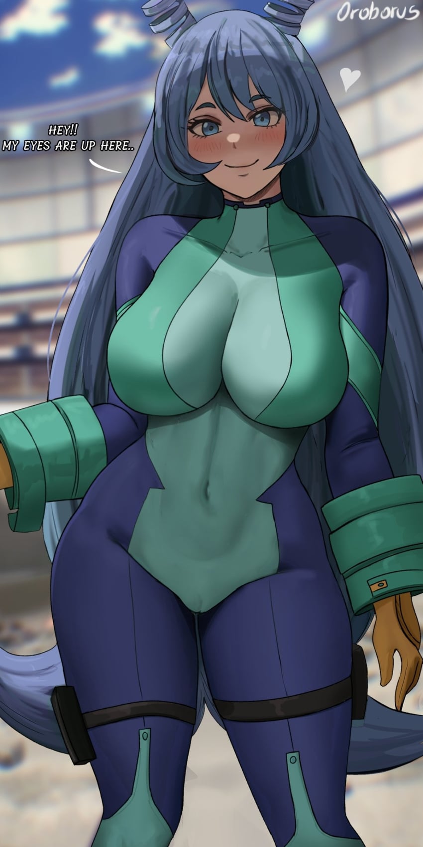 hado nejire (boku no hero academia) drawn by oroborus
