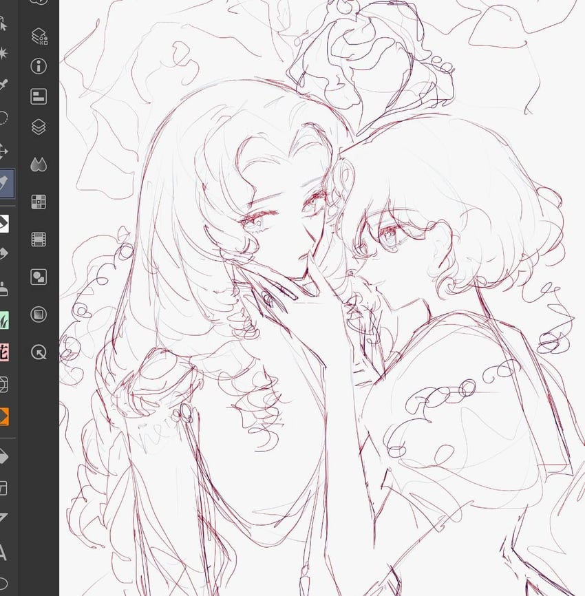 arisugawa juri and takatsuki shiori (shoujo kakumei utena) drawn by stariwei