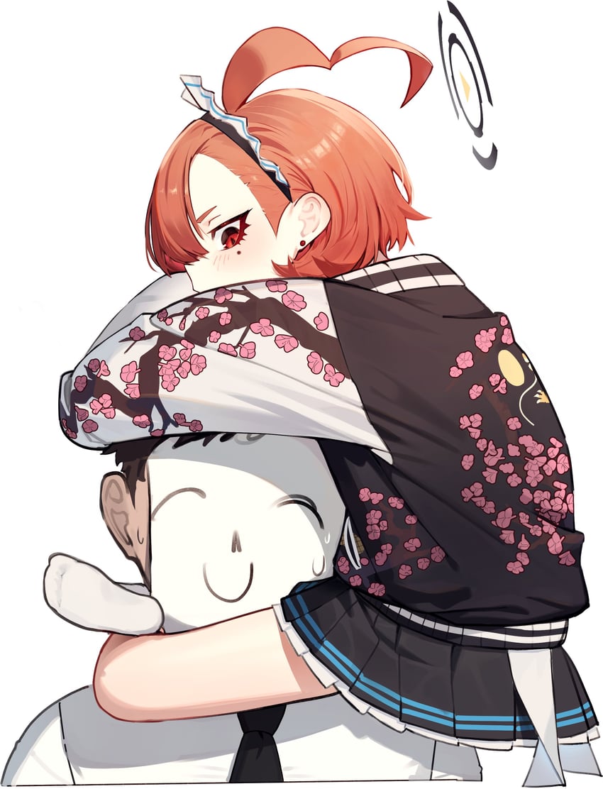 sensei, doodle sensei, and neru (blue archive) drawn by pyytato