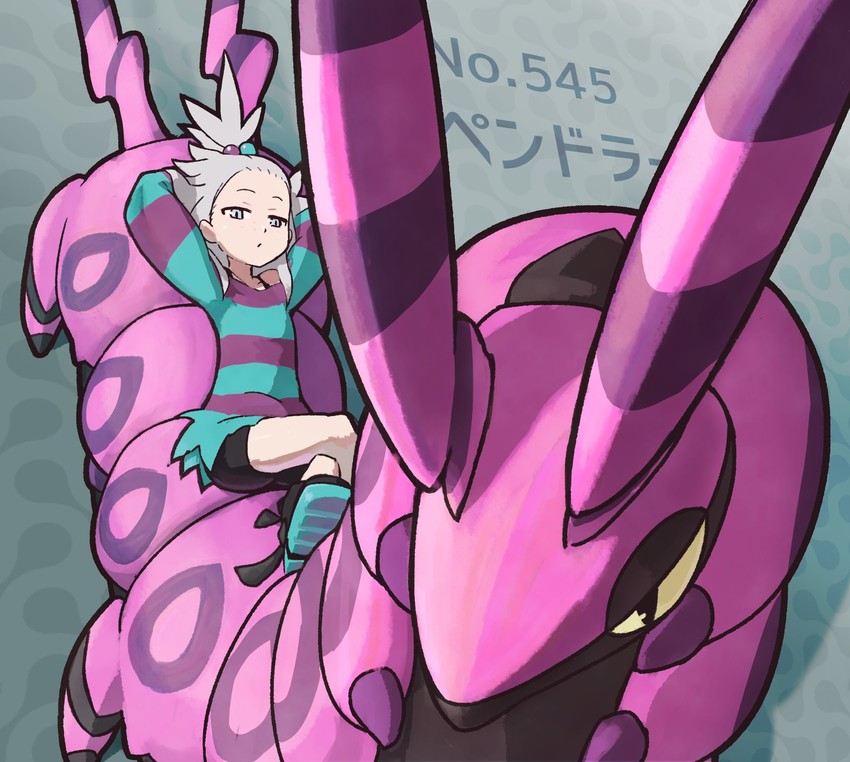 roxie and scolipede (pokemon and 1 more) drawn by reiesu_(reis)