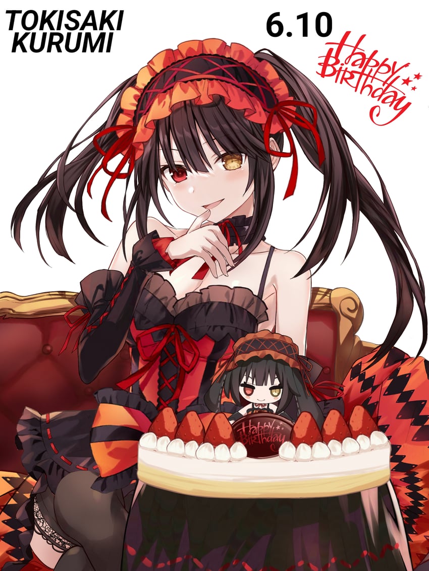 tokisaki kurumi (date a live) drawn by saint_laurent_paris