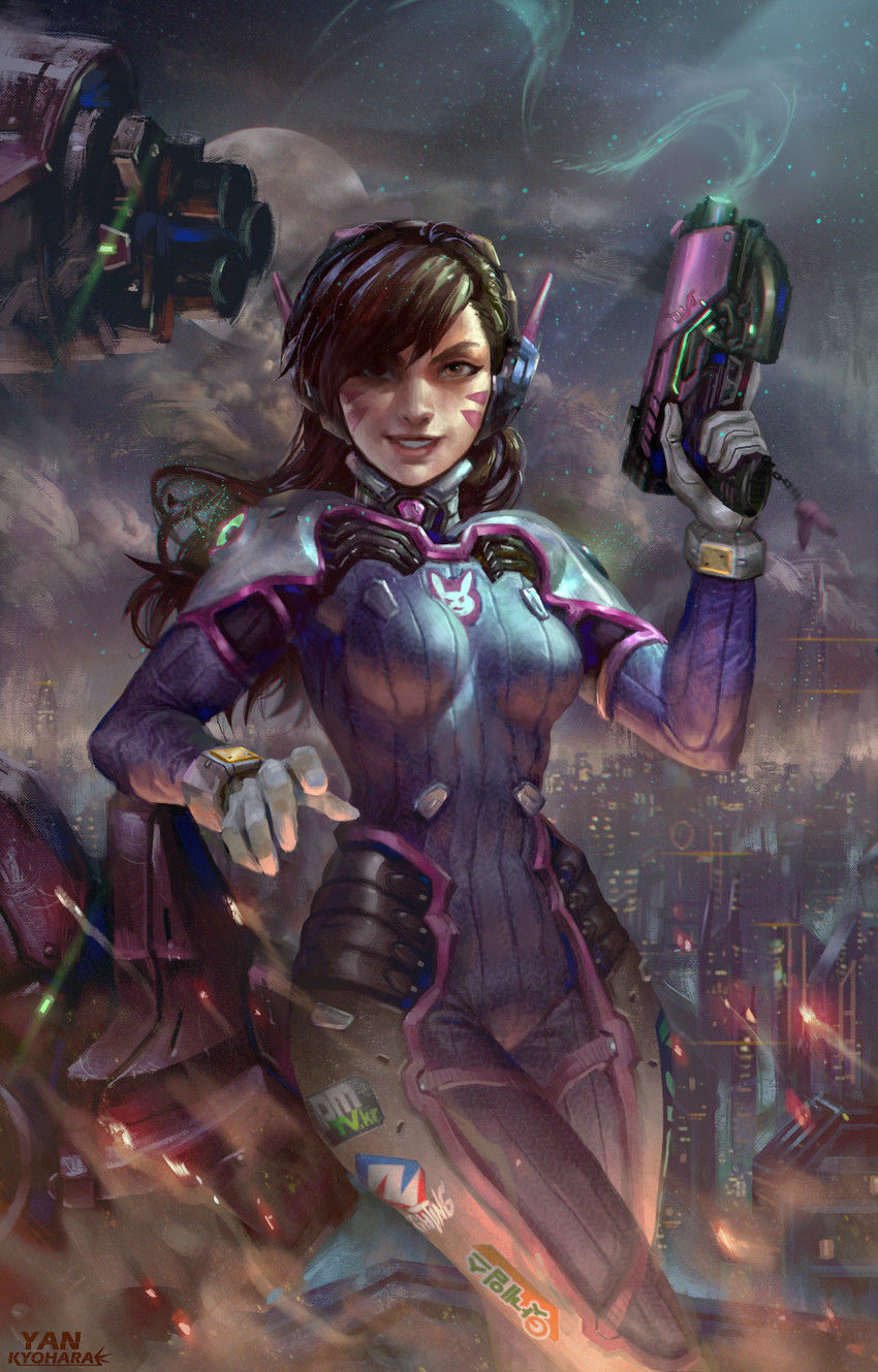 d.va (overwatch and 1 more) drawn by yan_kyohara