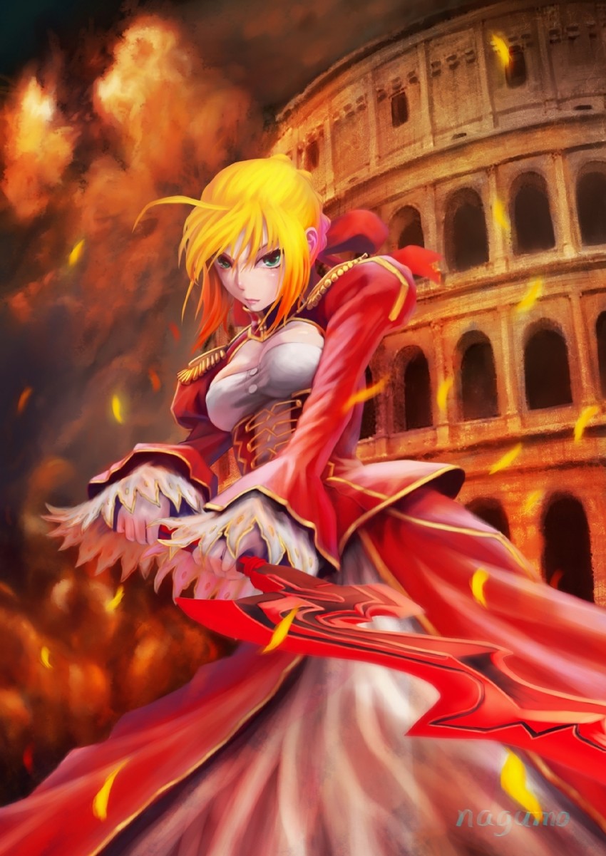 nero claudius (fate and 1 more) drawn by nagumo_(qmzp10)