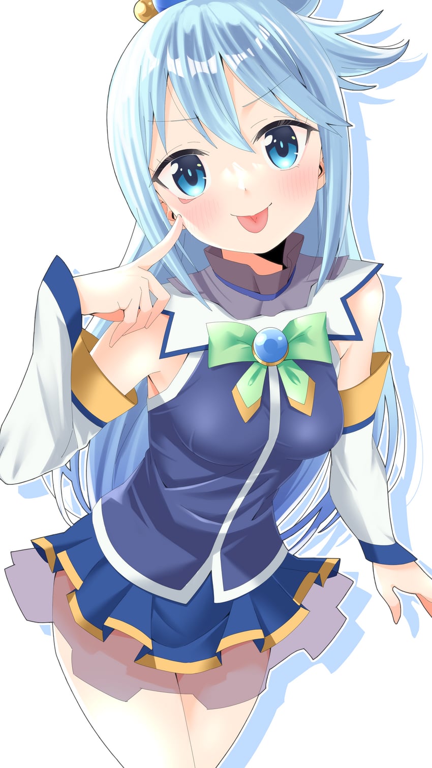 aqua (kono subarashii sekai ni shukufuku wo!) drawn by u_illustrator