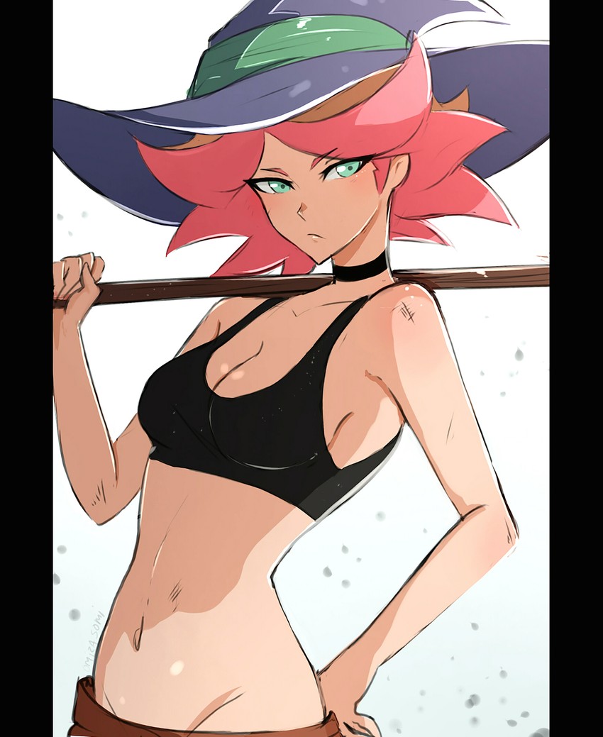amanda o'neill (little witch academia) drawn by omiza_somi