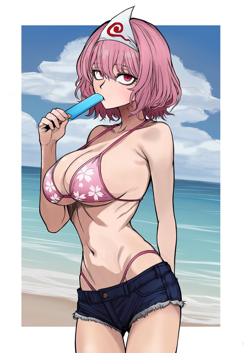saigyouji yuyuko (touhou) drawn by ryoan_(voyagehermitage)