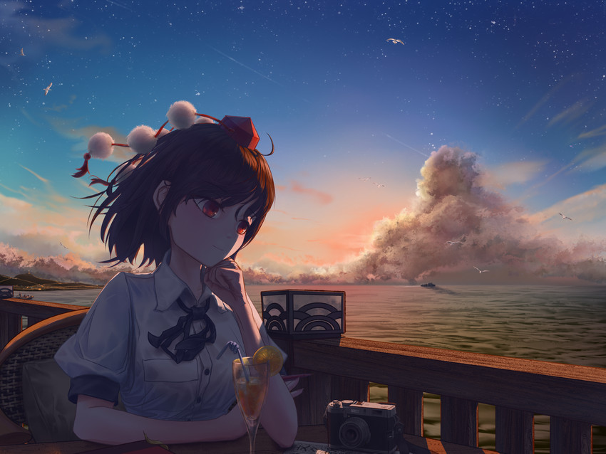 shameimaru aya (touhou) drawn by fasnakegod