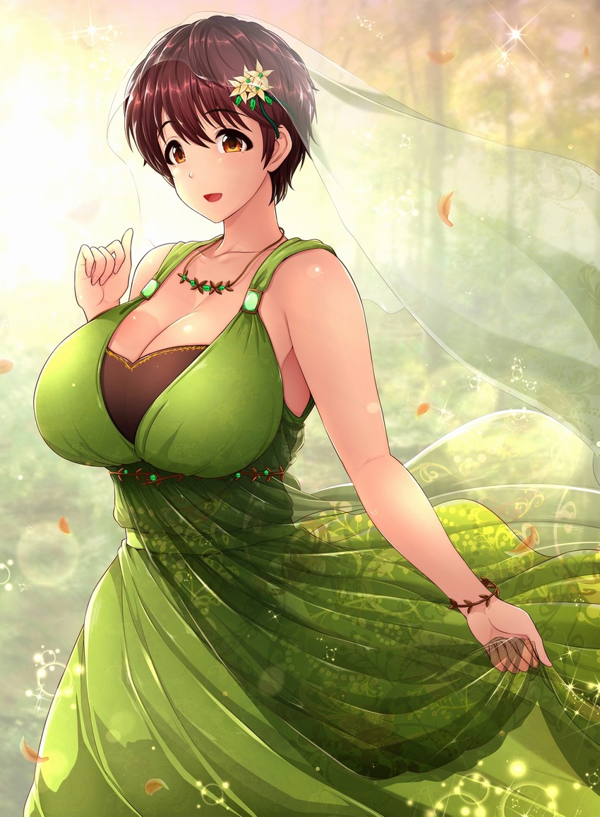 oikawa shizuku (idolmaster and 1 more) drawn by umasan