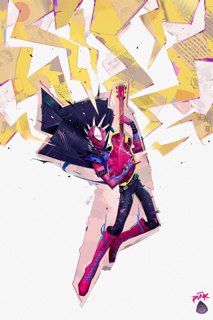 spider-punk (marvel and 3 more) drawn by patrick_ganas
