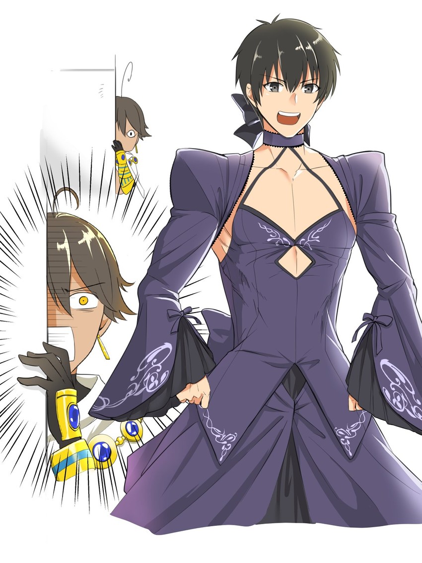 artoria pendragon, saber alter, ozymandias, and arash (fate and 1 more) drawn by hirayama_keiko
