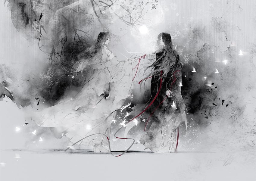 jia xu and guo jia (code: kite) drawn by gwen414