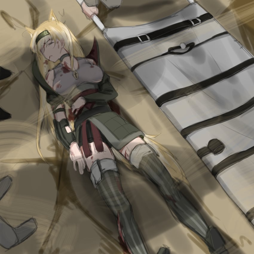 horn (arknights) drawn by wewlife