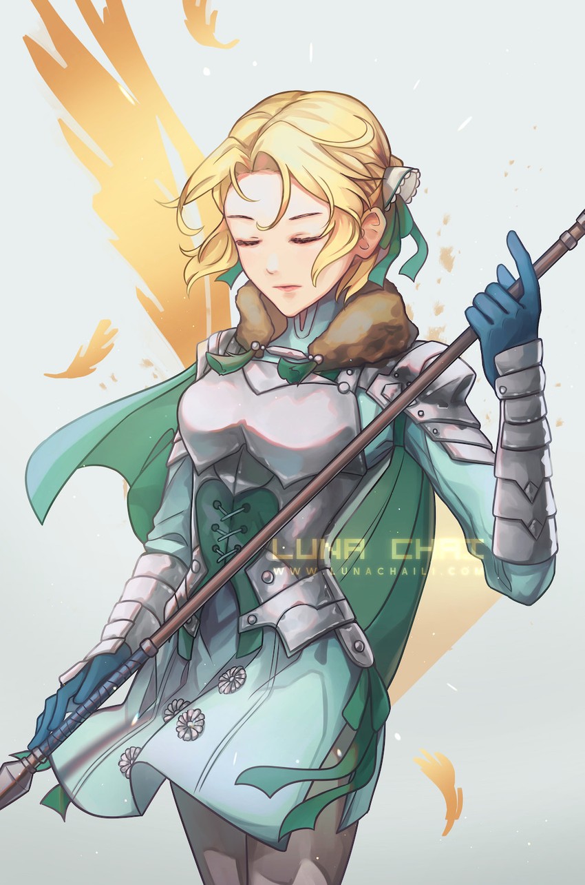 ingrid brandl galatea (fire emblem and 1 more) drawn by luna_chai