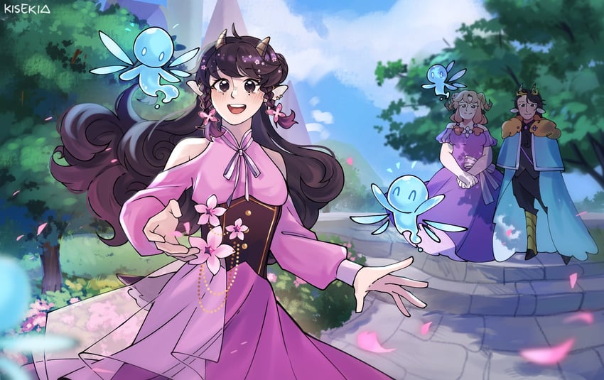 allay and katherine elizabeth (minecraft and 2 more) drawn by kisekiii_25