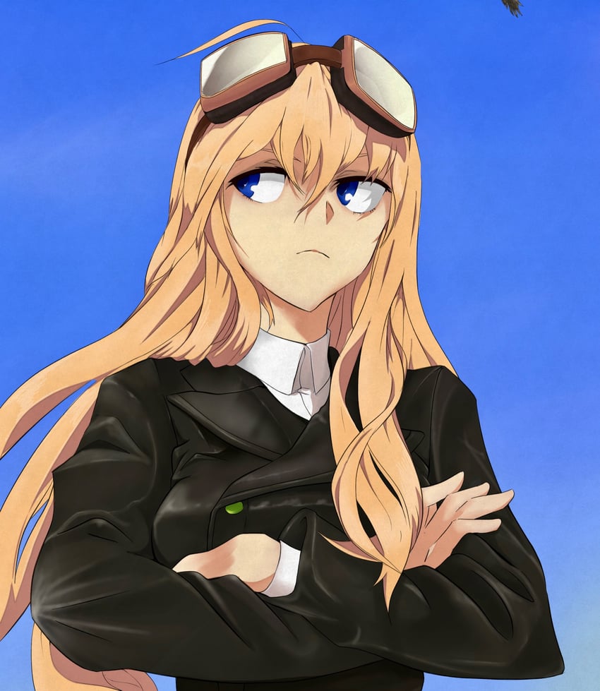 hanna-justina marseille (world witches series and 1 more) drawn by noah_(0bp3292)