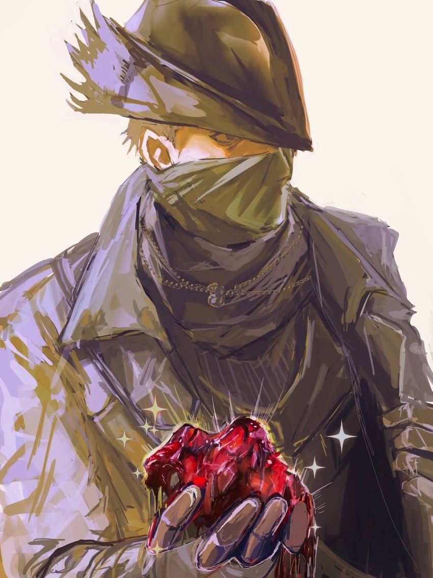 hunter (original and 1 more) drawn by guri_otoko