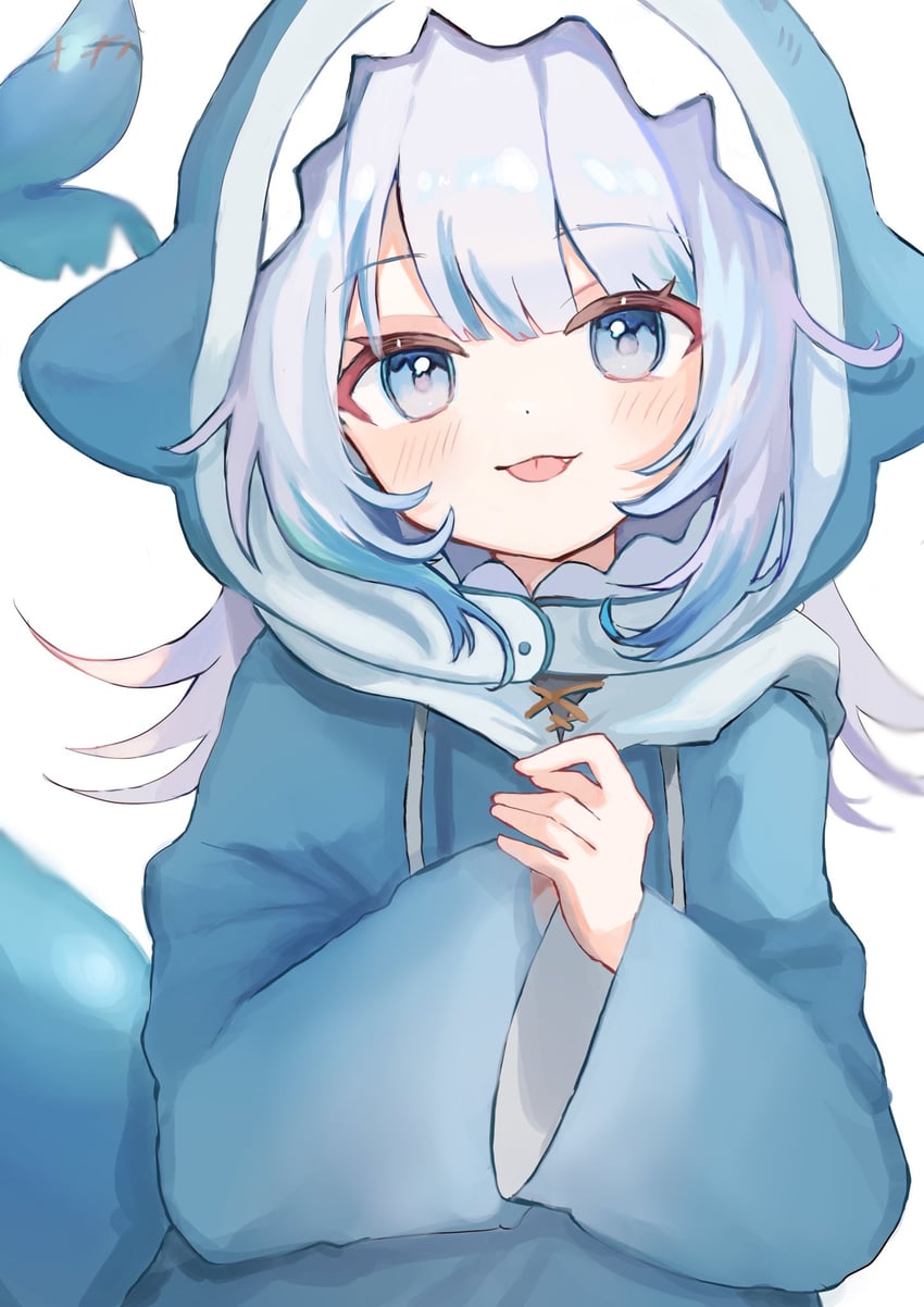gawr gura (hololive and 1 more) drawn by jmgd14h