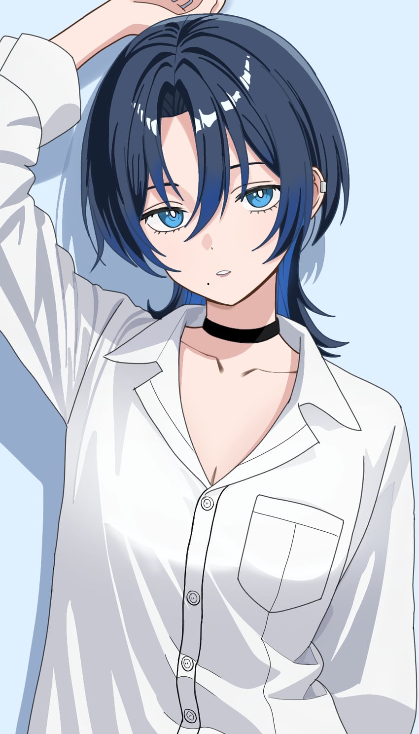 hiodoshi ao (hololive and 1 more) drawn by araraa322