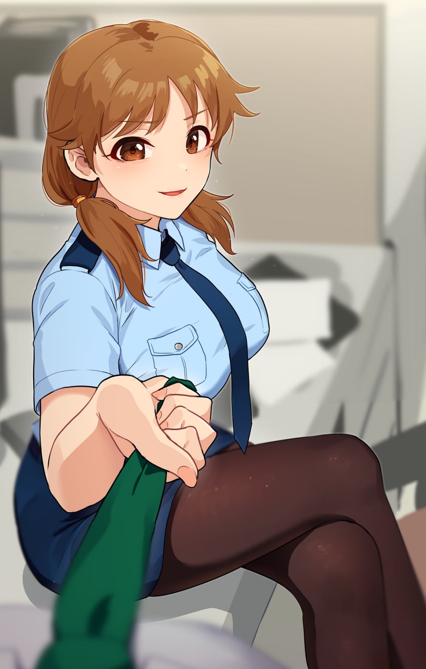 katagiri sanae (idolmaster and 1 more) drawn by kamille_(vcx68)