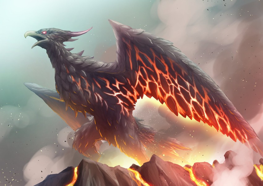 rodan (godzilla and 2 more) drawn by kuroda_asaki