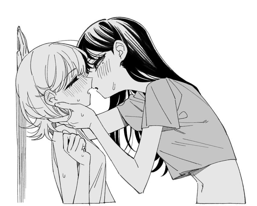 shiina taki and kaname raana (bang dream! and 1 more) drawn by neonfloyd