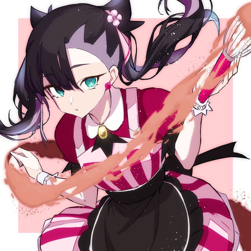 marnie (pokemon and 1 more) drawn by marie_(pixiv59672544)