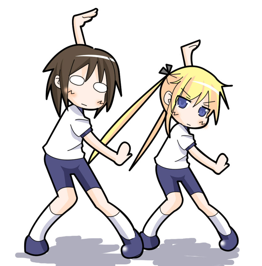 sonya and oribe yasuna (kill me baby) drawn by nabeshima_ryo