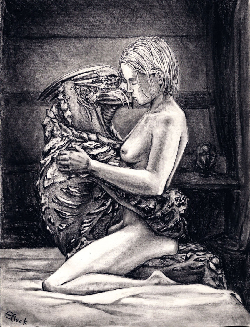 commander shepard and garrus vakarian (mass effect and 1 more) drawn by efleck