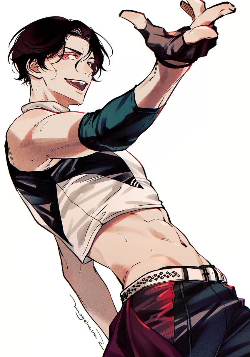 buzen gou (touken ranbu and 1 more) drawn by moge-hera