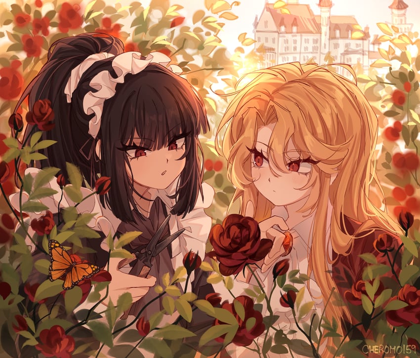 don quixote and ryoshu (project moon and 1 more) drawn by cheromo159