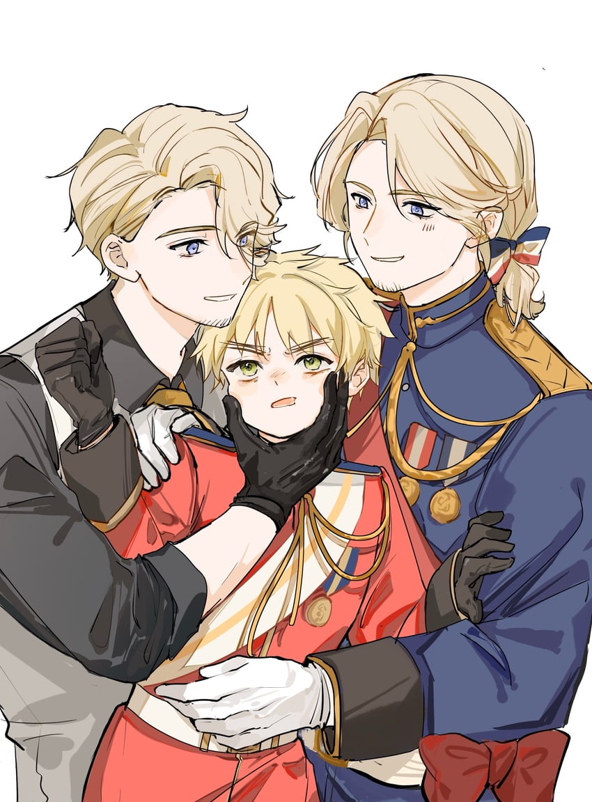 united kingdom and france (axis powers hetalia) drawn by cubed_(houkuaid)