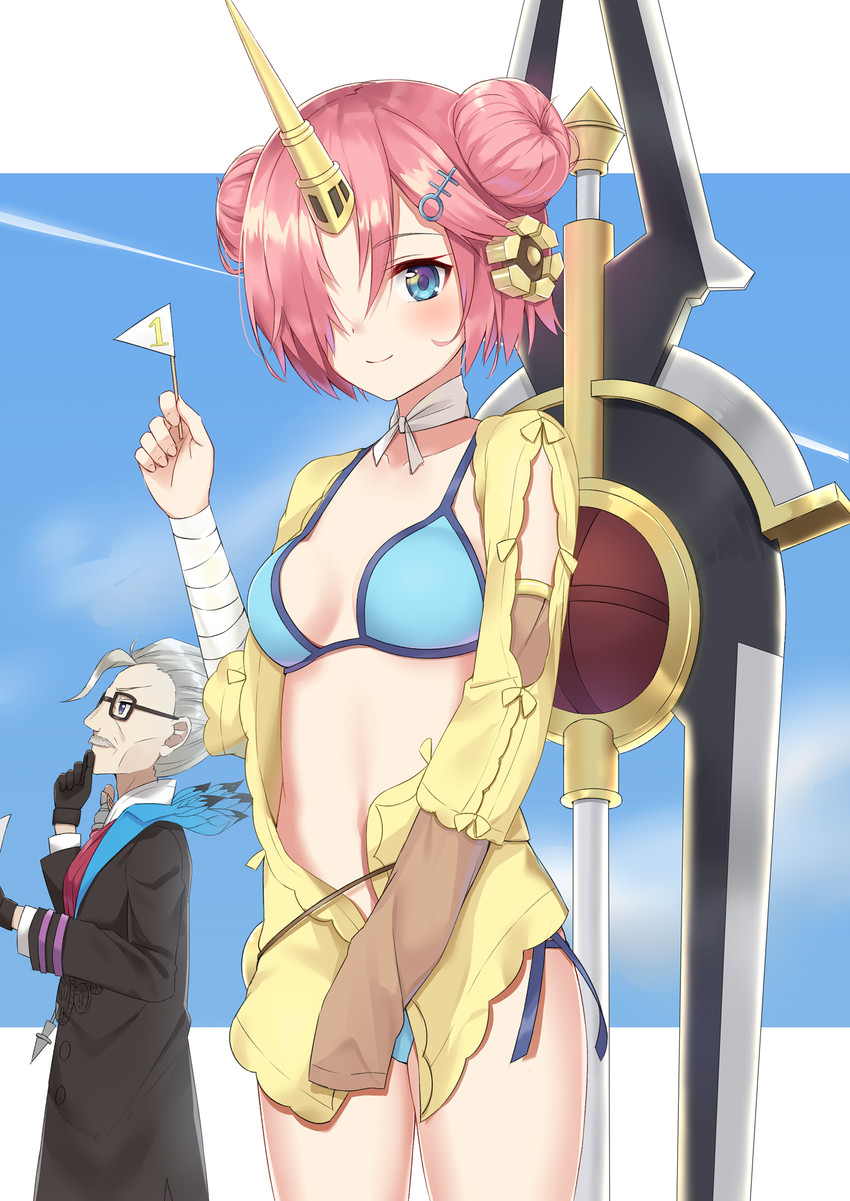 frankenstein's monster and james moriarty (fate and 2 more) drawn by yukarite