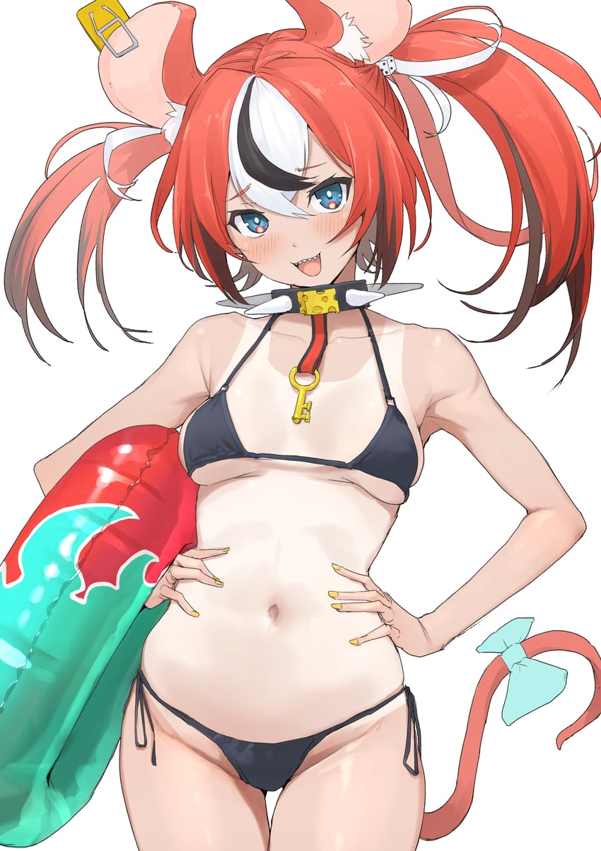 hakos baelz (hololive and 1 more) drawn by mitsuru_(uramitsuru1206)