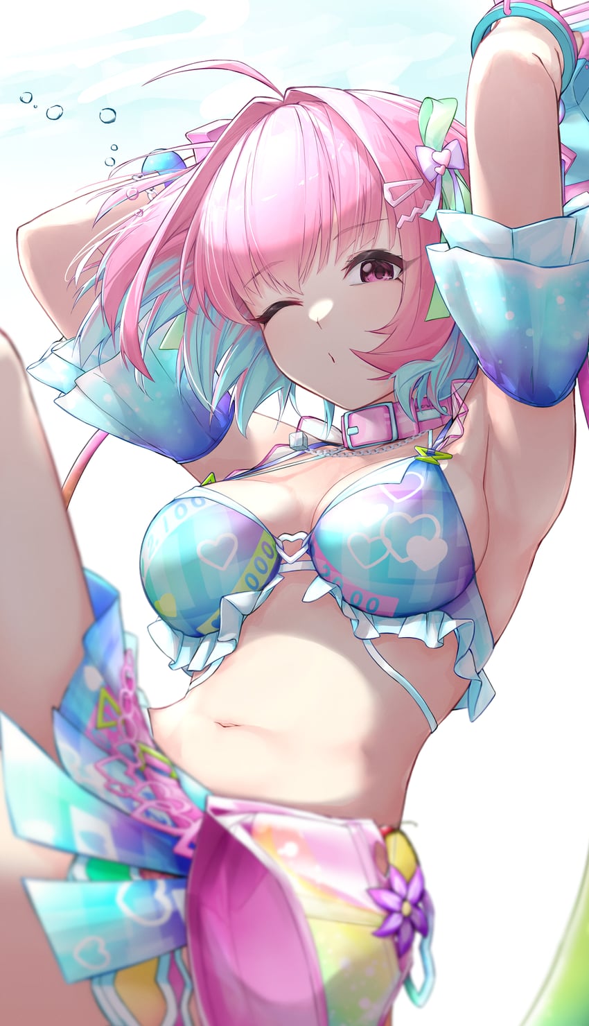 yumemi riamu (idolmaster and 2 more) drawn by nakata_(nkt_vvd)