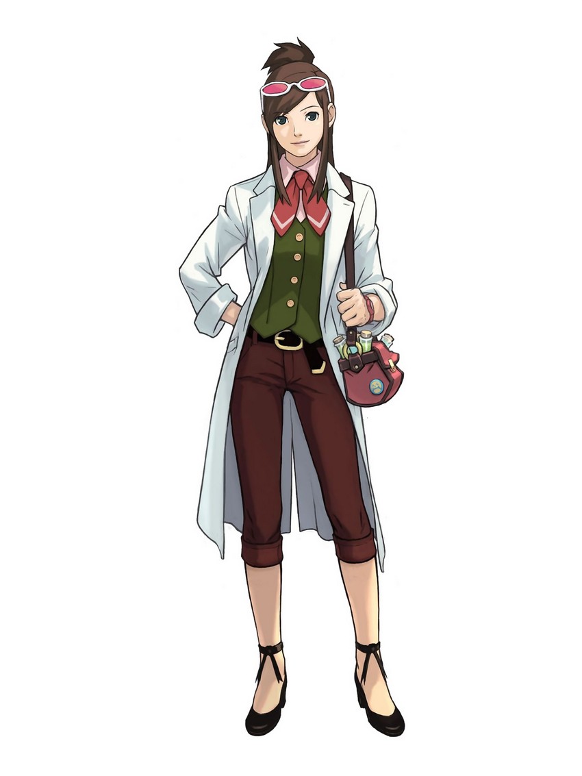 ema skye (ace attorney and 1 more) drawn by edaki_shin'ya
