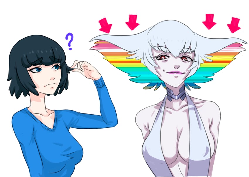 kiryuuin satsuki and kiryuuin ragyou (kill la kill) drawn by urustam