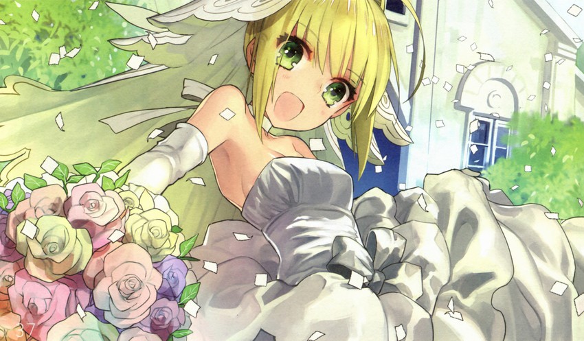 nero claudius (fate and 2 more) drawn by wada_arco