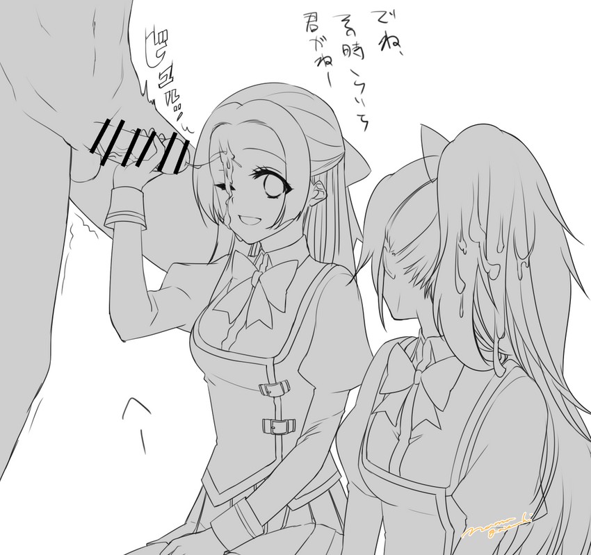 otoshiro seira and otoshiro noel (aikatsu!) drawn by nama_gawaki