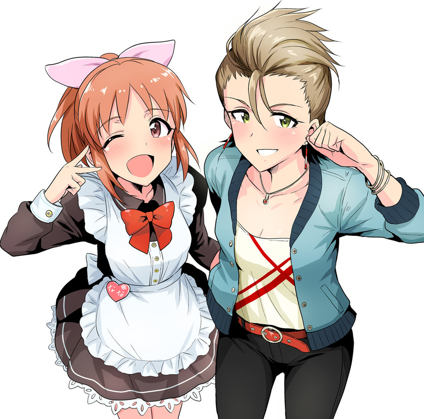 abe nana and kimura natsuki (idolmaster and 1 more) drawn by tsurui