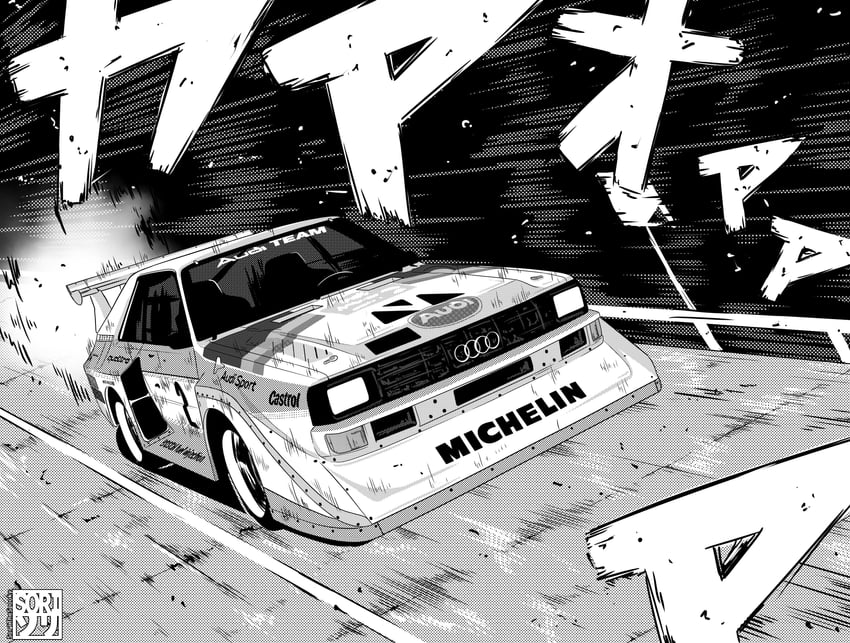 initial d and 1 more drawn by sorithespooky