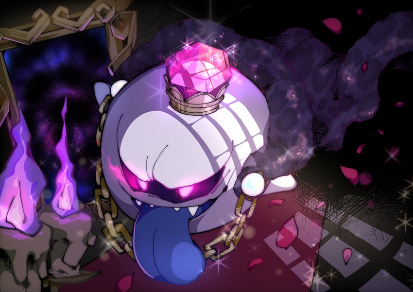 king boo (mario and 1 more) drawn by licker610