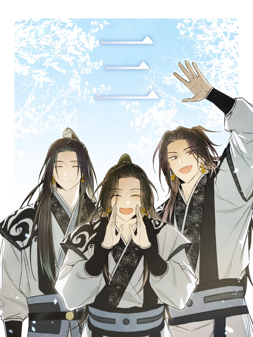 hyo wol, baek eon, and song ok (jinhongi) drawn by oh_wolrang
