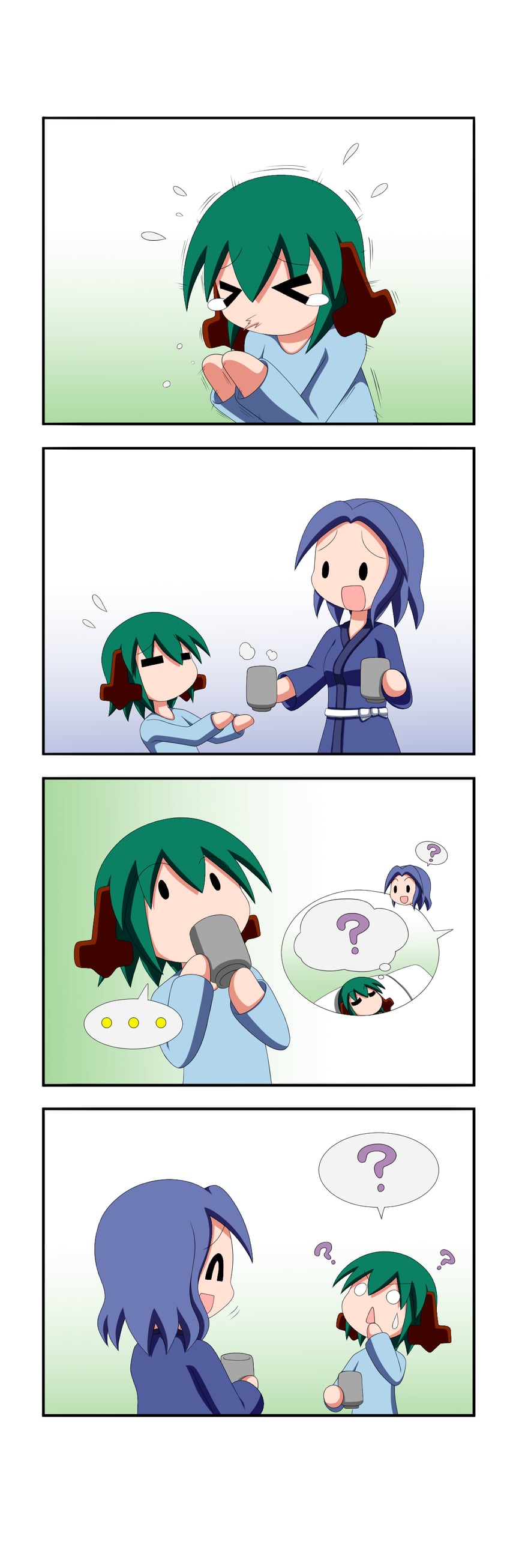 kumoi ichirin and kasodani kyouko (touhou) drawn by rakugaki-biyori