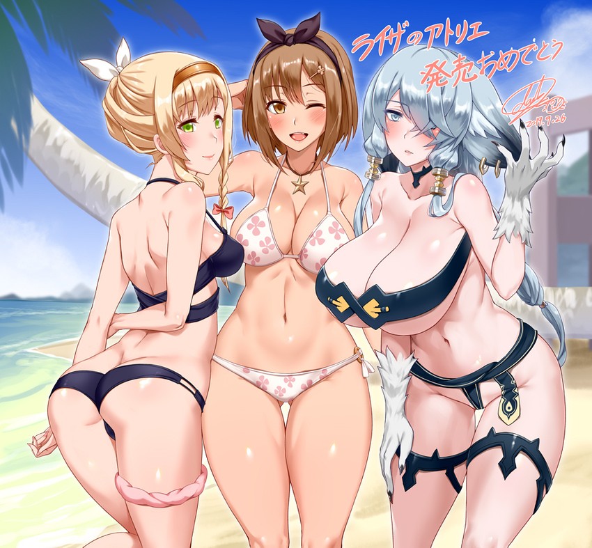 reisalin stout, klaudia valentz, and lila decyrus (atelier and 2 more) drawn by darkmaya