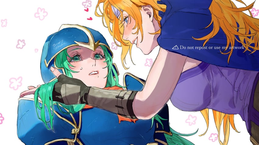 nephenee and heather (fire emblem and 2 more) drawn by 91007