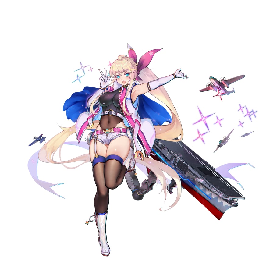 hornet (warship girls r) drawn by g.h_(gogetsu)